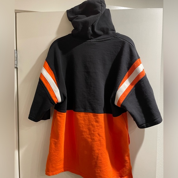 Mitchell & Ness Anaheim Ducks short sleeve hoodie Men’s Large - Picture 4 of 4